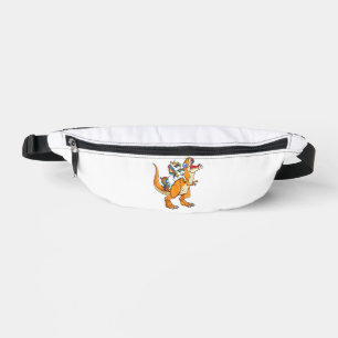 Unicorn Riding T rex Men Women Dinosaur Funny Boys Bum Bags