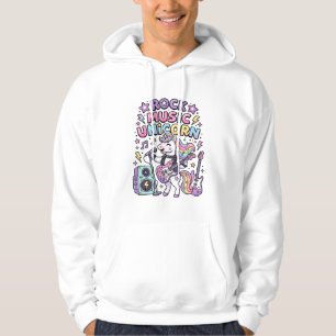 Unicorn Rock Music Unicorn Charming Marketplace Ar Hoodie