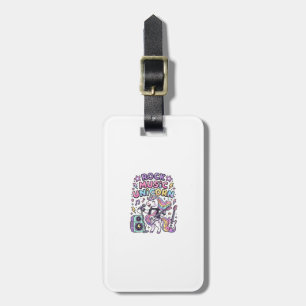 Unicorn Rock Music Unicorn Charming Marketplace Ar Luggage Tag