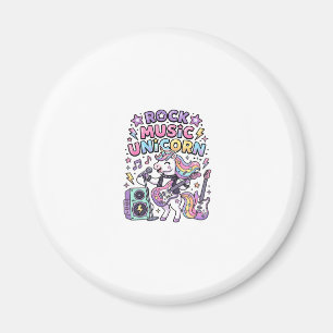 Unicorn Rock Music Unicorn Charming Marketplace Ar Magnet