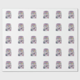 Unicorn Rock Music Unicorn Charming Marketplace Ar Wrapping Paper
