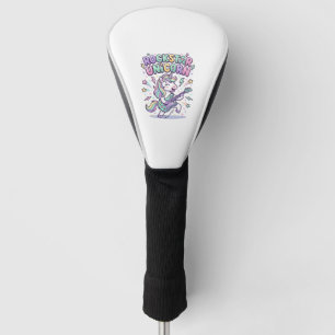 Unicorn Rockstar Unicorn Charming Apparel Graphic_ Golf Head Cover