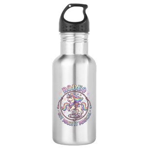 Unicorn Rodeo but Make It Magical Funny Cute Gift  532 Ml Water Bottle