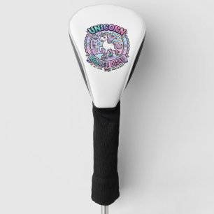 Unicorn Roller Disco POD Ready Marketplace Artwork Golf Head Cover