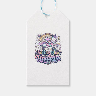 Unicorn Roller Rink Unicorn Premium Vector Sticker Gift Tags