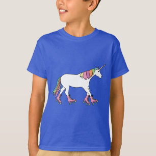 Unicorn Rollerskating T-Shirt