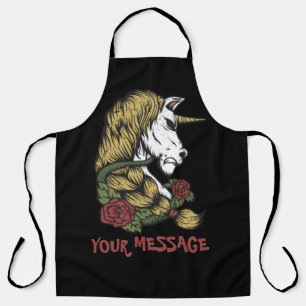 Unicorn Rose Apron