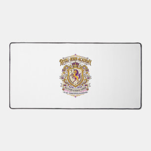 Unicorn Royal Horn Academy Stylish Zazzle Design_1 Desk Mat