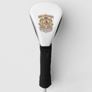 Unicorn Royal Horn Academy Stylish Zazzle Design_1 Golf Head Cover