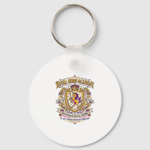 Unicorn Royal Horn Academy Stylish Zazzle Design_1 Key Ring