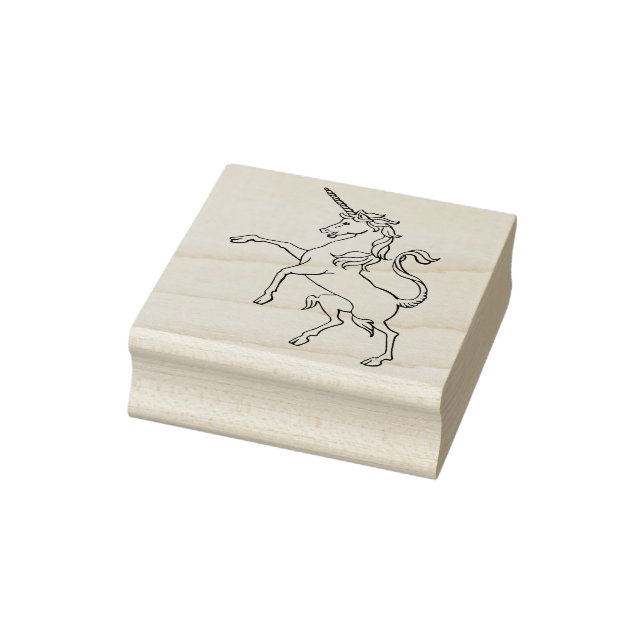 Unicorn Rubber Stamp (Stamp)