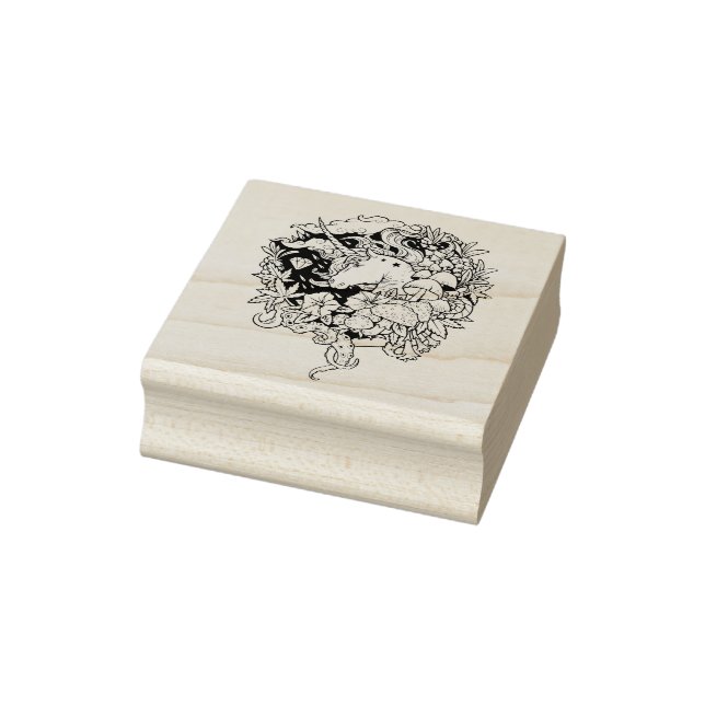 Unicorn Rubber Stamp (Stamp)
