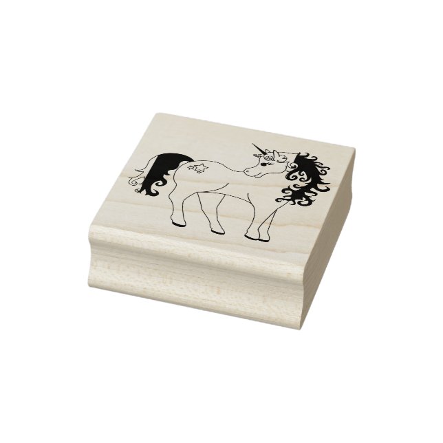 Unicorn Rubber Stamp (Stamp)