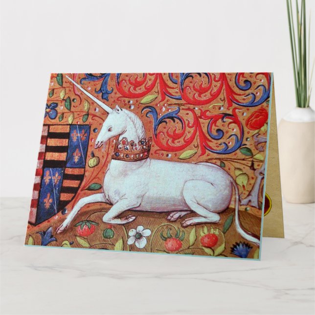 UNICORN Ruby, Happy Birthday Card (Front)