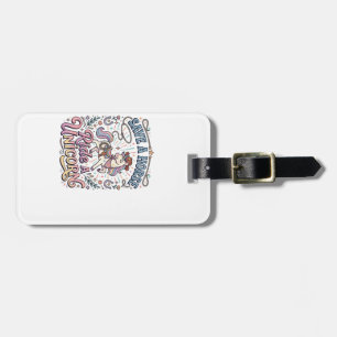 Unicorn Save a Horse Ride a Unicorn Print Ready Ap Luggage Tag