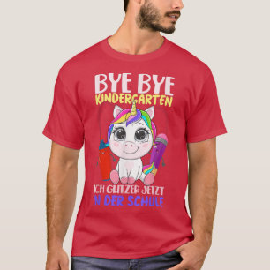 Unicorn school cone gift for girls primary school  T-Shirt