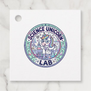 Unicorn Science Unicorn Lab POD Ready Apparel Grap Favour Tags