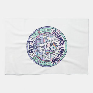 Unicorn Science Unicorn Lab POD Ready Apparel Grap Tea Towel
