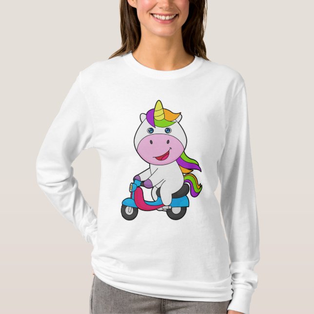 Unicorn Scooter T-Shirt (Front)