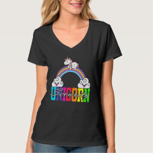 Unicorn Security Adult Dad Mom And Daughter Costum T-Shirt
