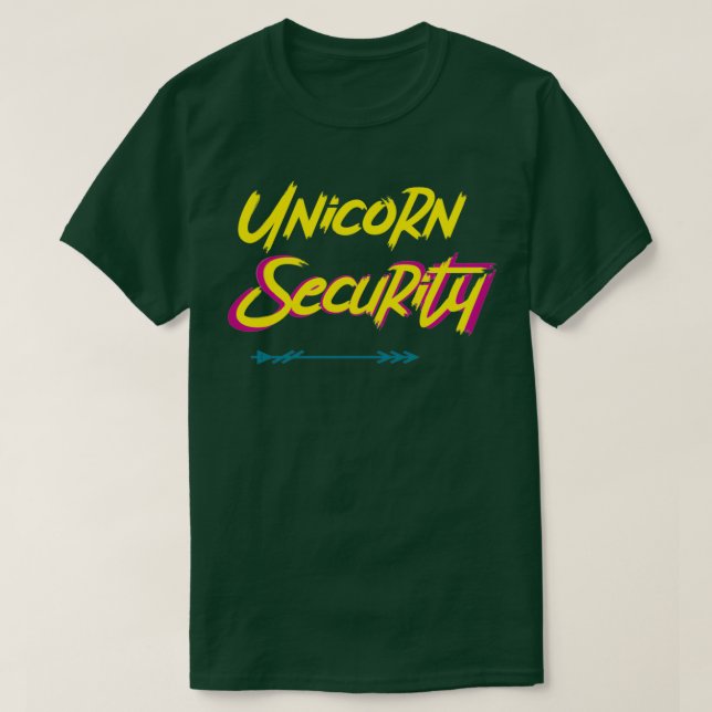 Unicorn Security Copy 1 T-Shirt (Design Front)