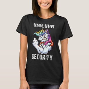 Unicorn Security  Costume Police Men Women Kids T-Shirt
