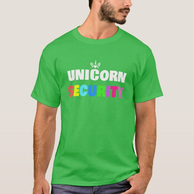 Unicorn Security friend T-Shirt (Front)