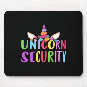Unicorn Security Halloween Fall Costume Adults Ki Mouse Pad