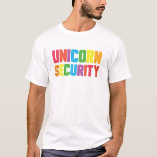 Unicorn Security Halloween T-Shirt