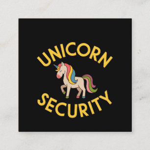 Unicorn Security: Keep the Magic Safe with a Touch Square Business Card