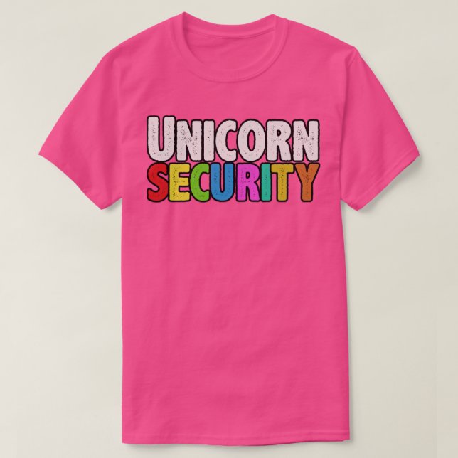 Unicorn security T-Shirt (Design Front)