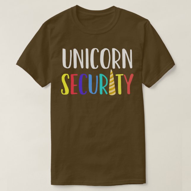 Unicorn Security T-Shirt (Design Front)