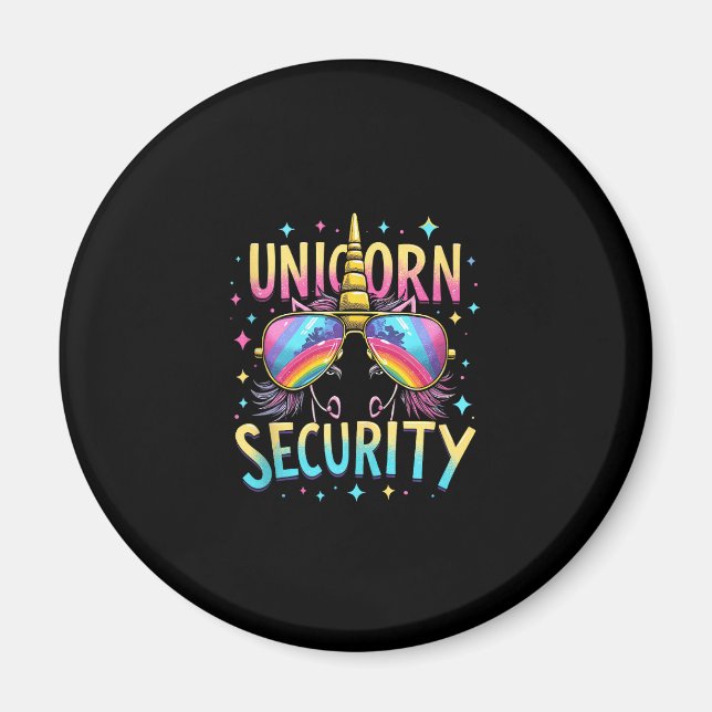 Unicorn Security Tank Top_6 Magnet (Front)