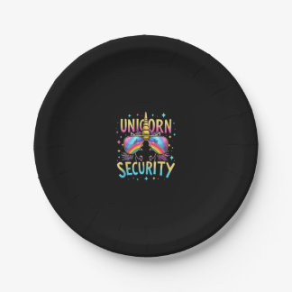 Unicorn Security Tank Top_6 Paper Plate