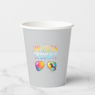 Unicorn SECURITY Unicorn Long Sleeve T-Shirt Paper Cups