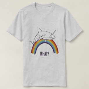 Unicorn Shark Funny & Whimsical Graphic T-Shirt