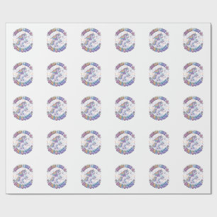 Unicorn Shine Like a Unicorn Graphic Design T-Shir Wrapping Paper
