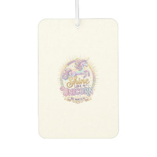 Unicorn Shine Like a Unicorn POD Ready Marketplace Car Air Freshener