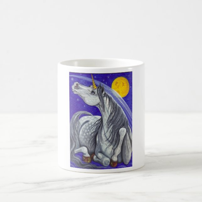 UNICORN SHOOTING STAR Moon Mug (Center)