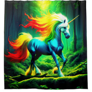 Unicorn Shower Curtain