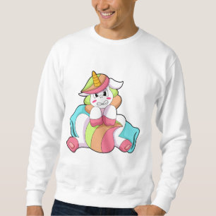 Unicorn Shy with Pillow Sweatshirt