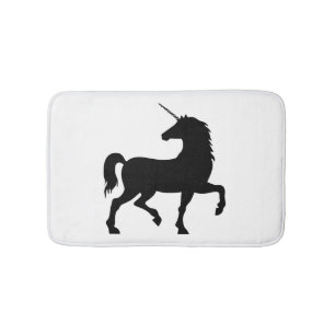 Unicorn Silhouette Bath Mat