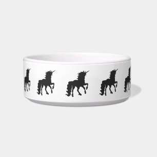 Unicorn  silhouette - Choose background colour Bowl