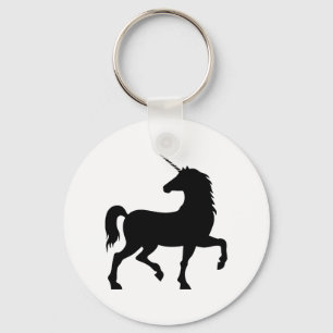 Unicorn Silhouette Key Ring