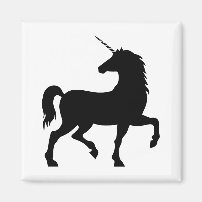 Unicorn Silhouette Magnet (Front)