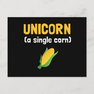 Unicorn Single Corn Postcard