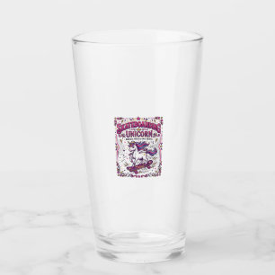 Unicorn Skateboarding Unicorn Stylish White Backgr Glass