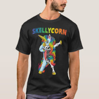 Unicorn Skeleton  Dabbing Unicorn Cute Halloween