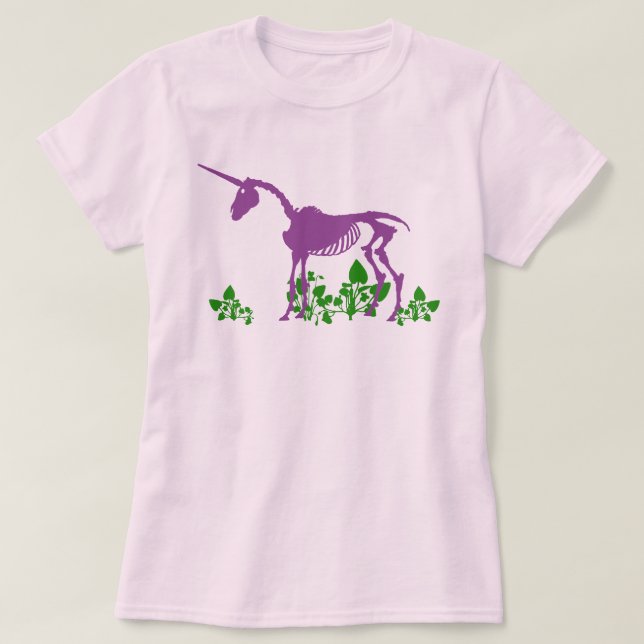 Unicorn Skeleton T-Shirt (Design Front)