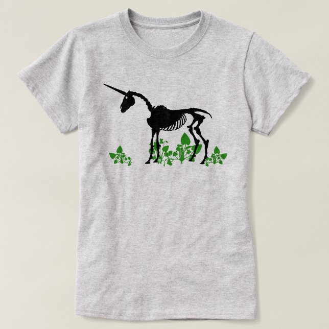 Unicorn Skeleton T-Shirt (Design Front)